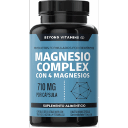 Beyond Vitamins Magnesio Complex con 4 Magnesios