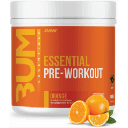 Raw CBUM Essential pre workout sabor Naranja