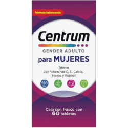 Centrum Gender Adulto Mujer Multivitaminico de 60 Tabletas