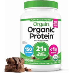 Orgain Proteína Orgánica Vegetal en polvo sabor Chocolate