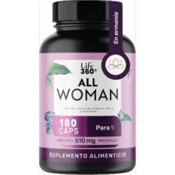 Life 360+ Multivitamínico Suplemento para Mujer de 180 Cápsulas