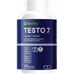 Wellthy Testo 7 Multivitaminico para Hombre de 220 Cápsulas