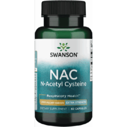Swanson Suplemento de NAC N-Acetyl Cysteine de 60 Cápsulas